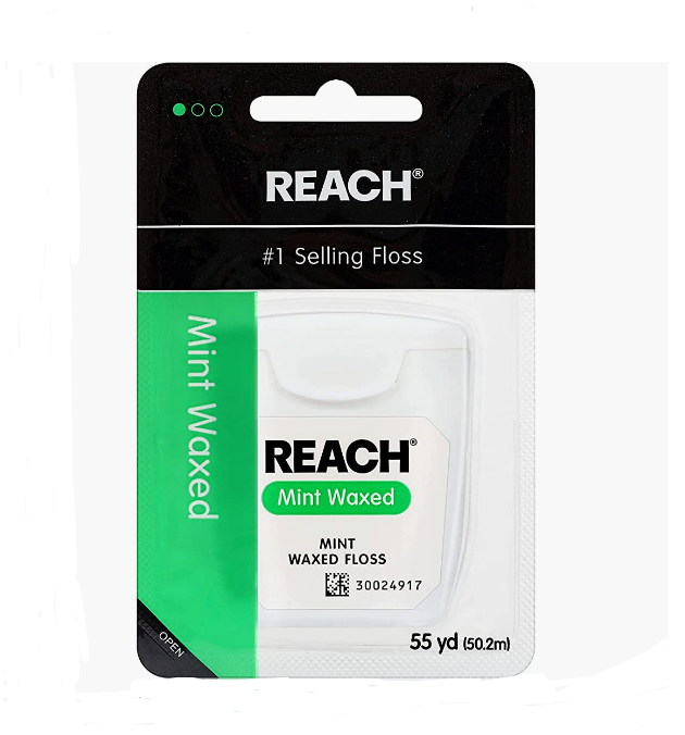 REACH WAXED DENTAL FLOSS 55 YDS 1 CT